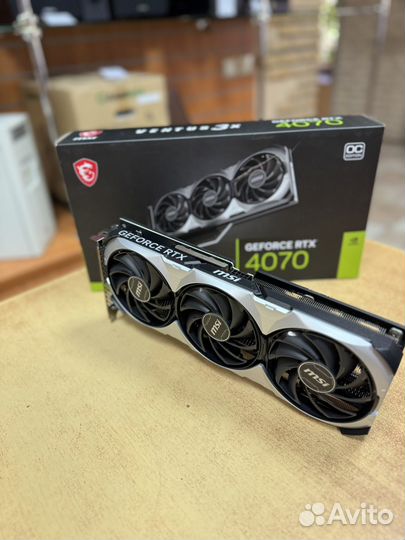 Видеокарта MSI geforce RTX 4070 12Gb Ventus 3X E O