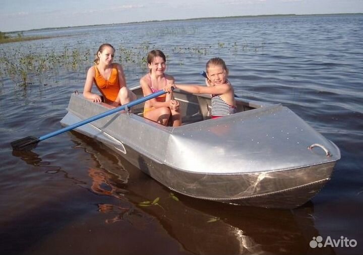 Новая алюминиевая лодка Романтика-Н 3.5м.,с булями