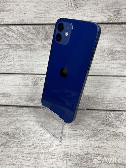 Телефон iPhone 12 синий,оригинал,акб100