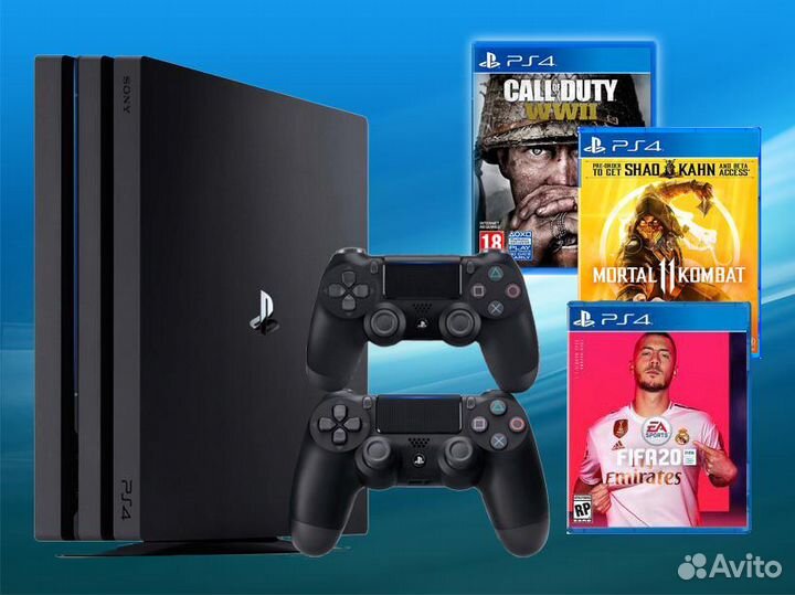 Аренда Прокат PS4 Sony Playstation 4 PRO
