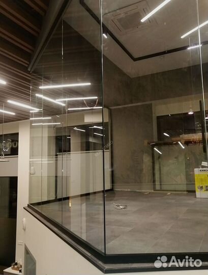 Стеклянные перегородки для офиса
