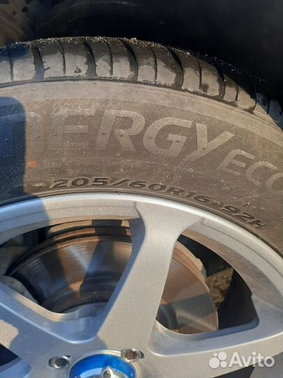 Колёса летние R16 (диски Rays SS7, шины hankook)