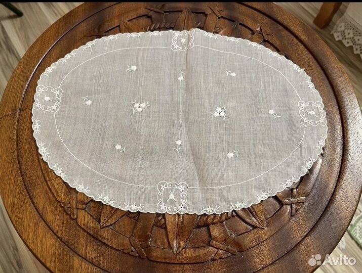 Винтаж салфетки с вышивкой