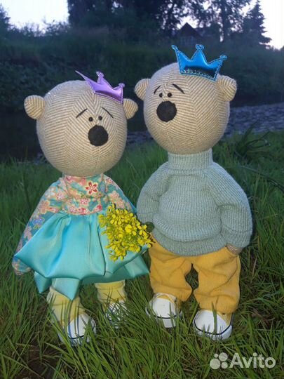 Текстильные игрушки. Мишки