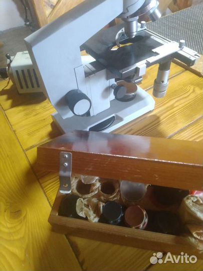 Микроскоп ау-12 и рефрактометр ирф-22