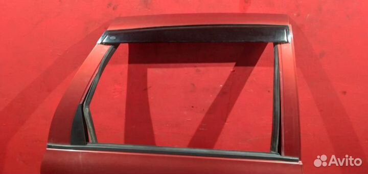Калина дверь задняя правая красная седан хетчбэк