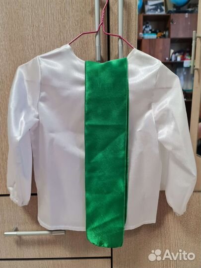 Рубашка белая для мальчика под народный костюм