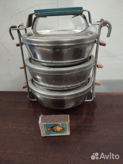 Термос для еды с контейнерами СССР