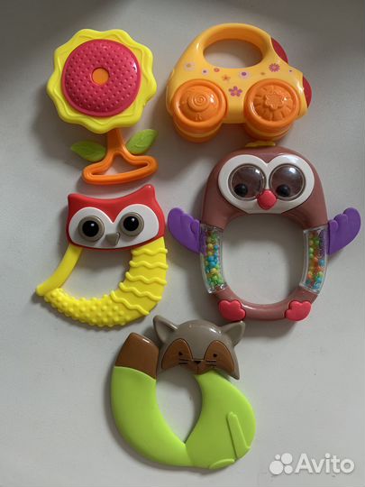 Игрушки, грызунки, погремушки новые