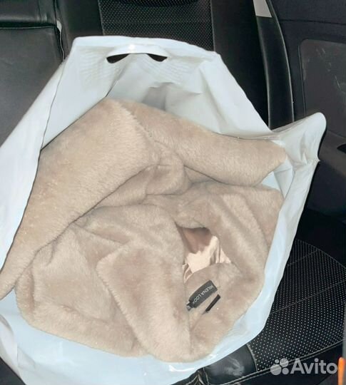 Шуба из эко меха