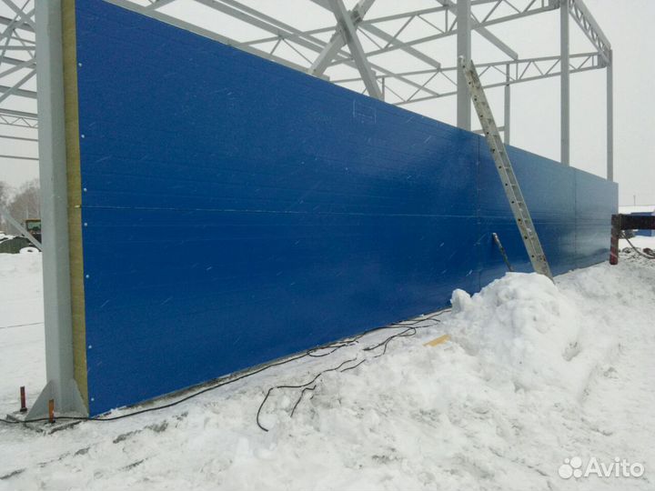 Сэндвич панели - пенополистирол