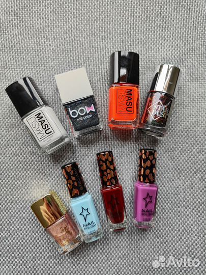 Лаки для ногтей, наклейки для ногтей