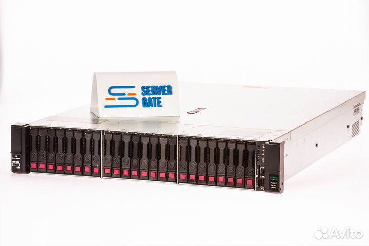 Сервер HP DL380 Gen10 24SFF 2xGold 6136 512GB