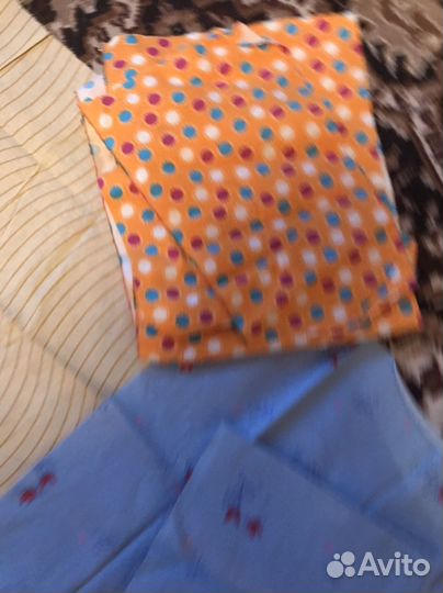 Лоскуты тканей новые