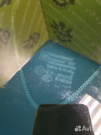 Стекло кузовное глухое правое Opel Astra J