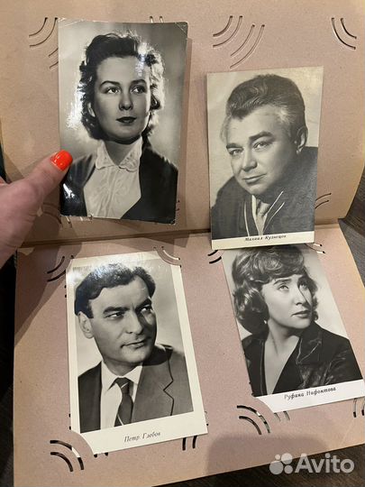 Альбом открытки актеров знаменитостей СССР