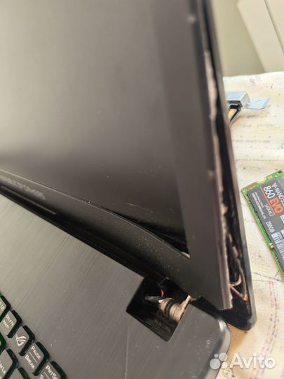 Ноутбук Asus rog strix gl753v