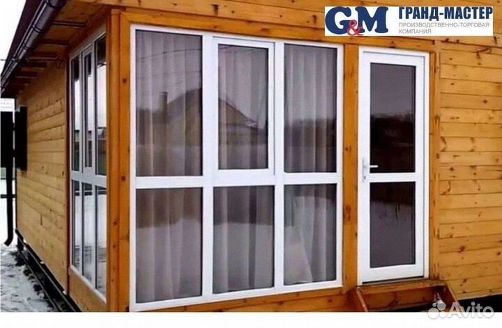 Окна пвх ростовые (веранда)