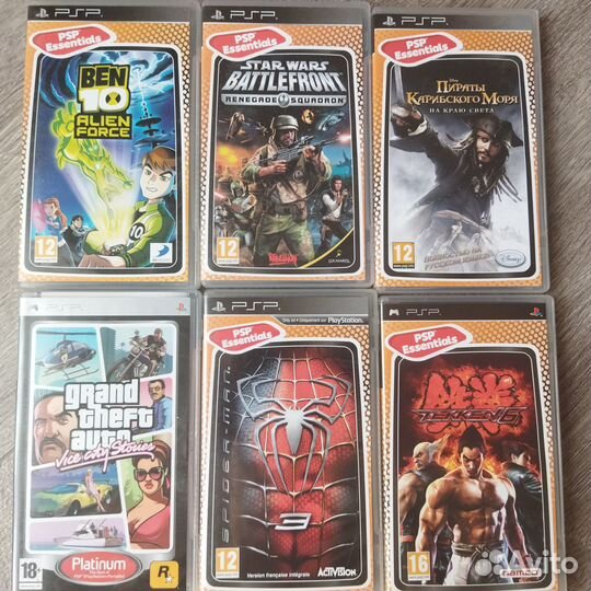 Игры на sony psp