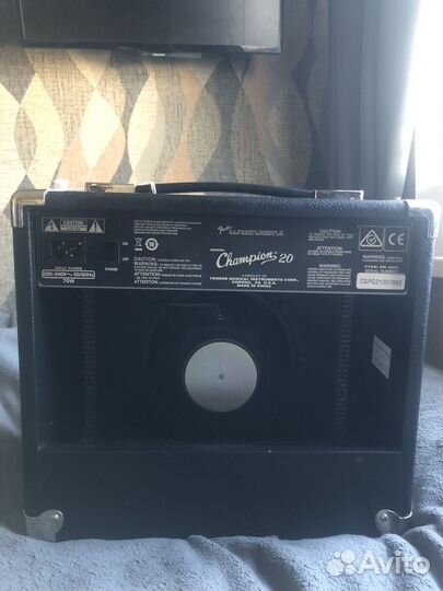 Комбоусилитель fender champion 20