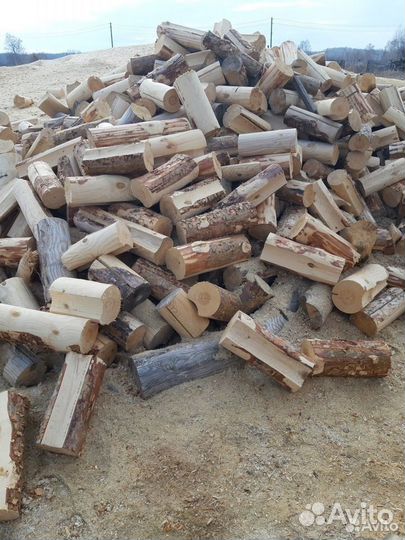 Дрова чурками (сосна) диаметр 80-120мм