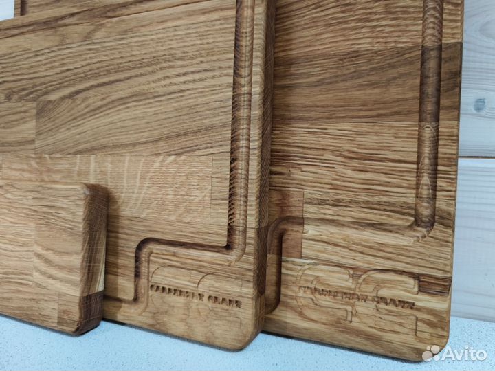 Набор разделочных дубовых досок