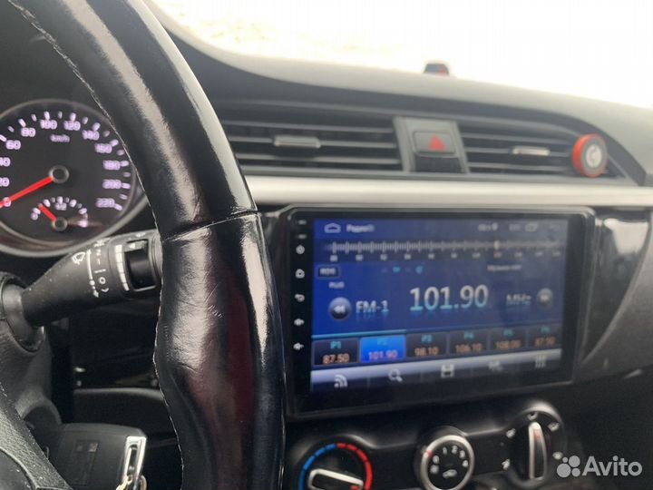 Штатная магнитола Кия Рио Х-Лайн на андроиде 2017