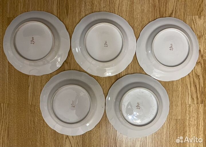 Сервиз фарфор тарелки гфз Городница СССР