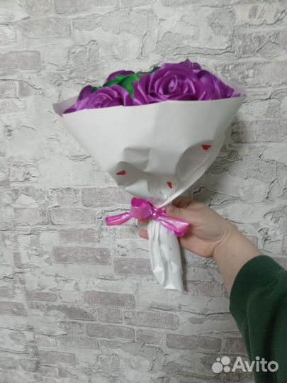 Букет из атласных лент в наличии