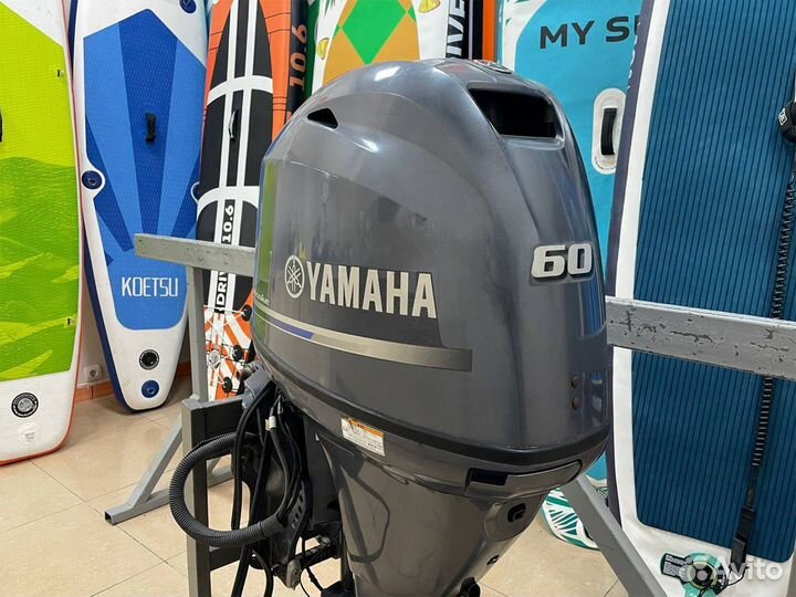 Лодочный мотор yamaha F60fetl б/у