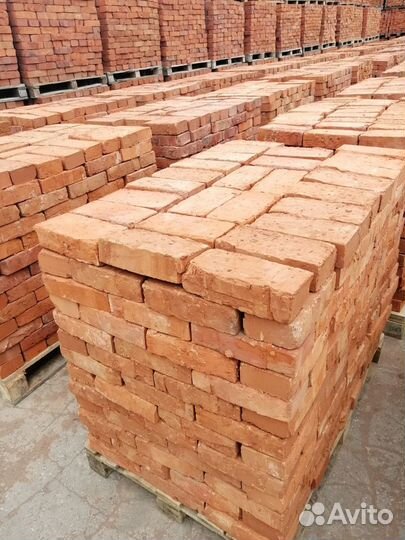 Кирпич красный для цоколя, стен, септика и др