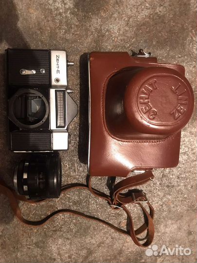 Фотоаппарат zenit e и чайка 3