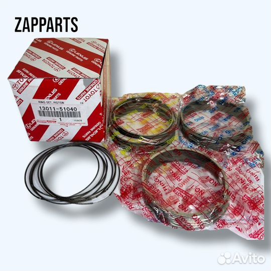 Кольца поршневые toyota 1VD-FTV (1301151040)