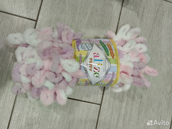 Пряжа alize puffy color