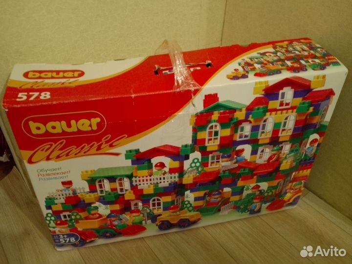 Конструктор bauer, ящиком и новый