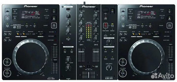 Pioneer CDJ-200 и пульт Djm-250, Dj комплект
