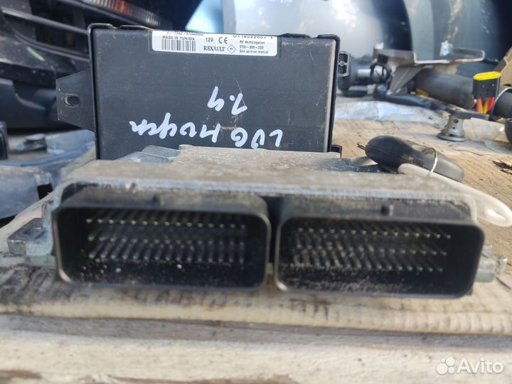 Комплект эбу логан 1.4