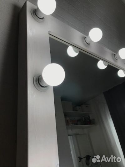 Гримерное зеркало 190*90 (макияжное с подсветкой)