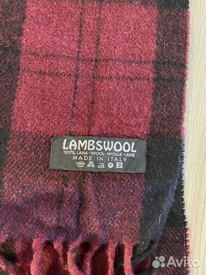 Мужской шерстяной шарф Lambswool, Италия