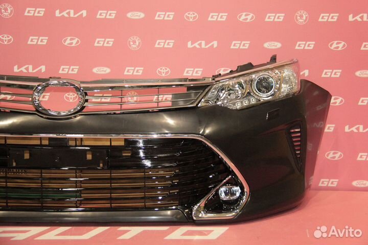 Бампер передний Toyota Camry V55 2014 - 2017