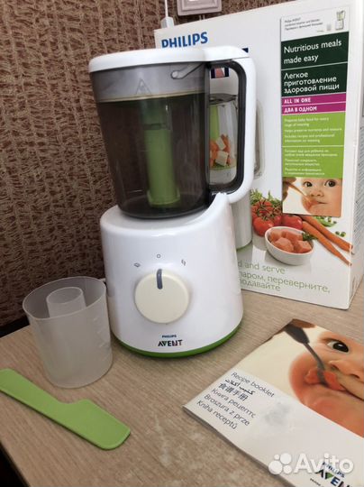 Пароварка блендер philips avent