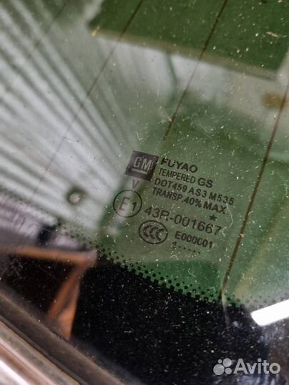 Стекло кузовное глухое правое Opel Zafira C 2013