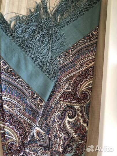 Павловопосадский платок волшебный узор