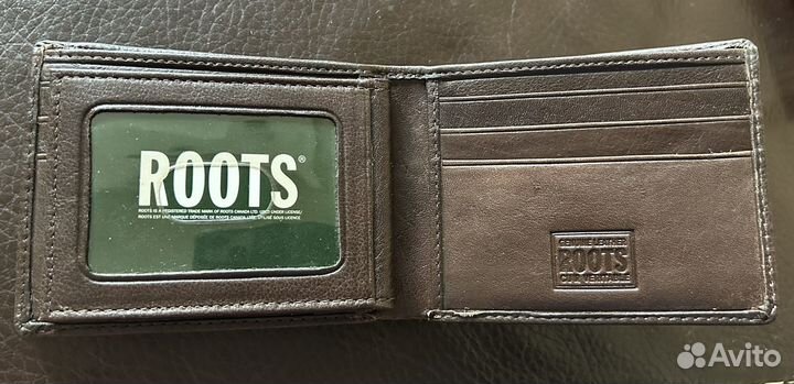 Кошелек мужской кожаный Roots(Канада)