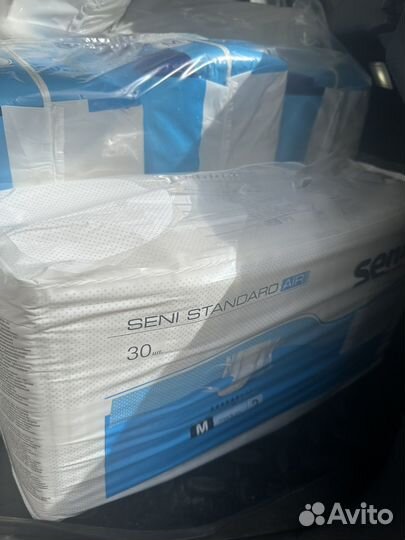 Памперсы для взрослых размер m по 30 штук