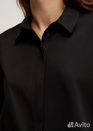 Черная рубашка zarina новая