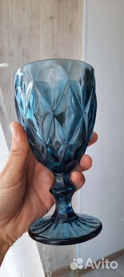 Бокалы фужеры цветное стекло