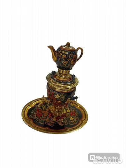 Самовар электрический, расписной, хохлома