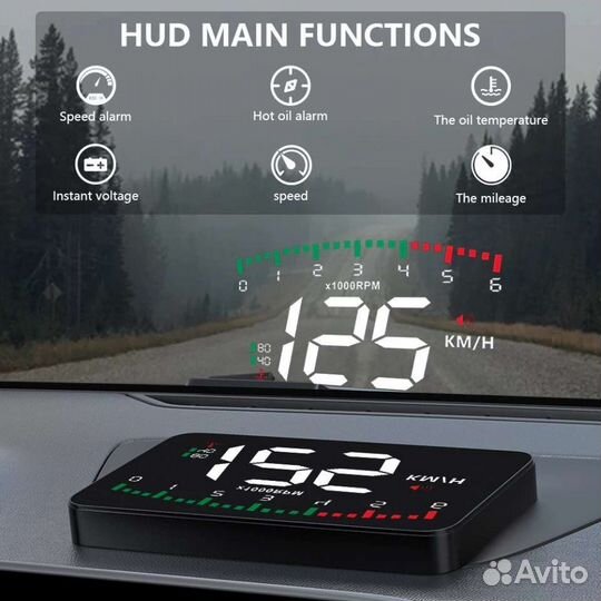 HUD Проектор проекция на лобовое стекло