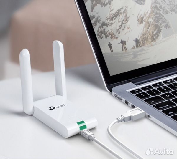 Сетевой адаптер TP-link TL-WN822N, белый